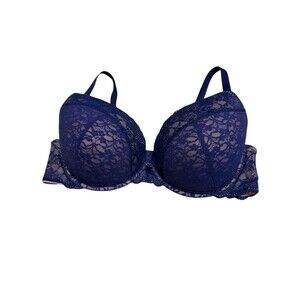 Torrid Bra Size 46DD Blue Underwire